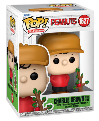 FUNKO POP Holiday Peanuts Charlie Brown with tree 1627